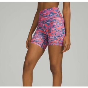 Women Lululemon Wunder Train High-Rise Short 6" Chroma Clash Multi Size 10